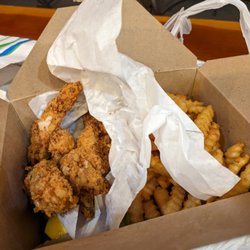 McNear's Saloon & Dining House - House-made chicken tenders and crinkle fries