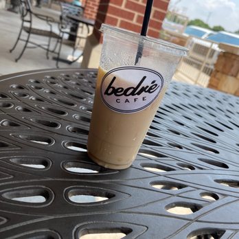 Bedre Cafe - a cup of iced coffee on a table - Coffee & Tea Near Me - Sulphur, Oklahoma