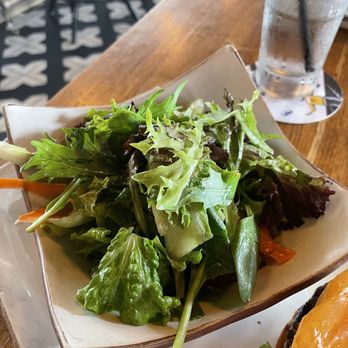 Biergarden Encinitas - Side salad was good! - New American Near Me - Encinitas, California