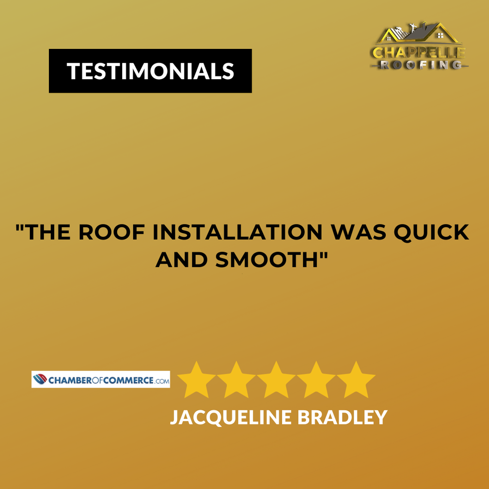 Slide of Chappelle Roofing