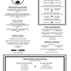 Lechonera DMV - Lechonera DMV * Mobile Restaurant Menu