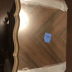 Lake County Glass Designs - Custom nightstand top