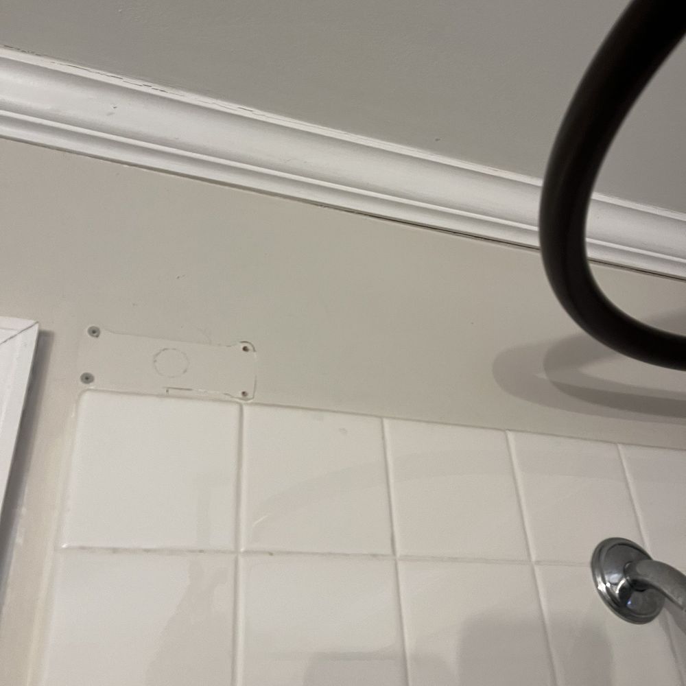 One Guy and Some Tools - Holes left unpatched. - Handyman Near Me - Downingtown, Pennsylvania One Guy and Some Tools - Holes left unpatched. - Handyman Near Me - Downingtown, Pennsylvania