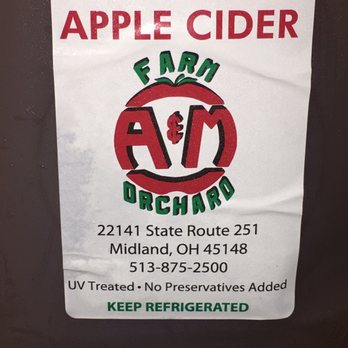 A & M Farm Orchard - Apple cider - Farmers Market Near Me - Midland, Ohio