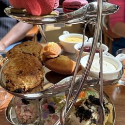 Full tray for two: afternoon tea Full tray for two: afternoon tea