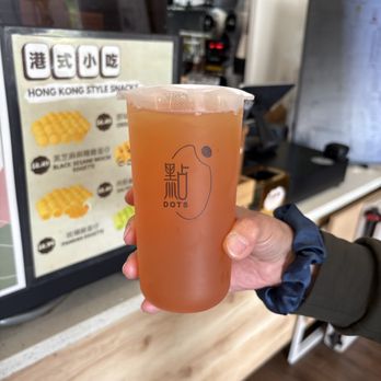 Dots Boba - grapefruit green tea - Bubble Tea Near Me - San Francisco, California Dots Boba - grapefruit green tea - Bubble Tea Near Me - San Francisco, California