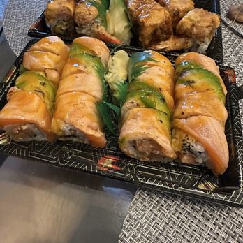 Samurai Sushi - Angry shrimp roll and salmon lover's roll - Japanese Near Me - Jersey City, New Jersey Samurai Sushi - Angry shrimp roll and salmon lover's roll - Japanese Near Me - Jersey City, New Jersey