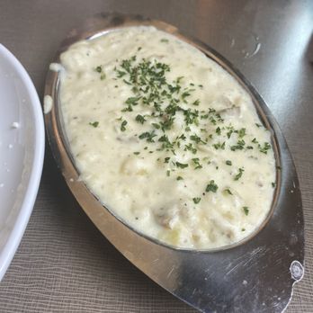Anthonino's Taverna - Side of Mashed Potatoes- very garlicky and seasoned wonderfully - Greek Near Me - Saint Louis, Missouri Anthonino's Taverna - Side of Mashed Potatoes- very garlicky and seasoned wonderfully - Greek Near Me - Saint Louis, Missouri