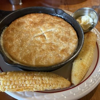 Old Red Mill Tapbouse Grille - Chicken pot pie and cornbread - Southern Near Me - Lewisburg, West Virginia Old Red Mill Tapbouse Grille - Chicken pot pie and cornbread - Southern Near Me - Lewisburg, West Virginia