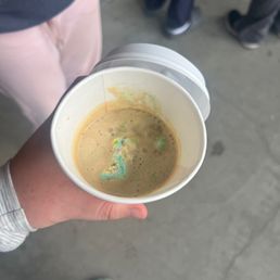 Birthday cake affogato