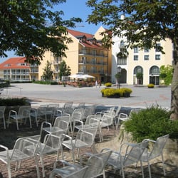 Prinzregent - Blick über den Kurplatz zum Hotel Prinzregent