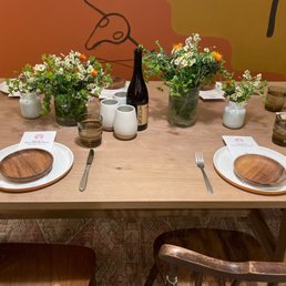 Table setup