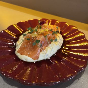 KOYO Hand Roll Bar - salmon crudo - Sushi Bars Near Me - Webster, Texas