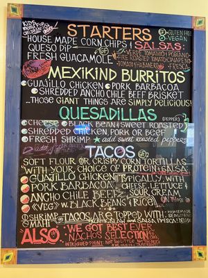 Menu photo 1 Mexikind Taqueria Corolla, NC