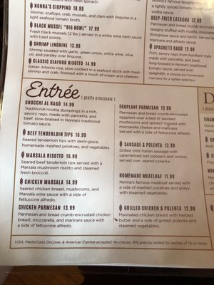 Menu photo 7 Nonna's Springfield, MO