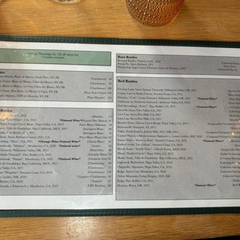 Silverlake Bistro - Wine List (March 2024) - American Near Me - Miami Beach, Florida Silverlake Bistro - Wine List (March 2024) - American Near Me - Miami Beach, Florida