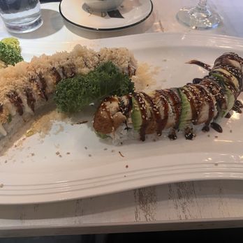 Yaki Sushi - Spicy dragon roll and Salmon Avocado Roll - Sushi Bars Near Me - Chantilly, Virginia