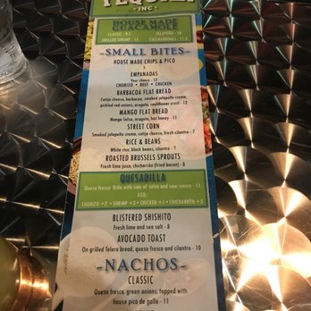 Tequila - Menu side 1 - Bars Near Me - Bridgeport, Connecticut