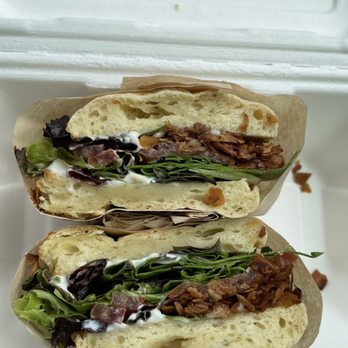 Healthy Creations Cafe - Vegan BLTA - was sweet coconut "bacon" - Gluten-Free Near Me - Encinitas, California