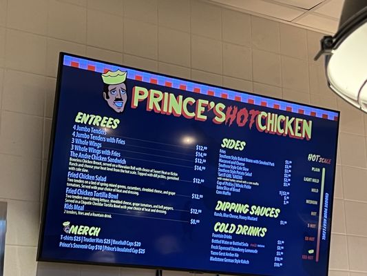 Menu photo 5 Prince's Hot Chicken Nashville, TN Menu photo 5 Prince's Hot Chicken Nashville, TN