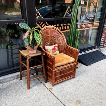 The Brass Hand - A beautiful chair outside of the store - Home Decor Near Me - Columbus, Ohio The Brass Hand - A beautiful chair outside of the store - Home Decor Near Me - Columbus, Ohio