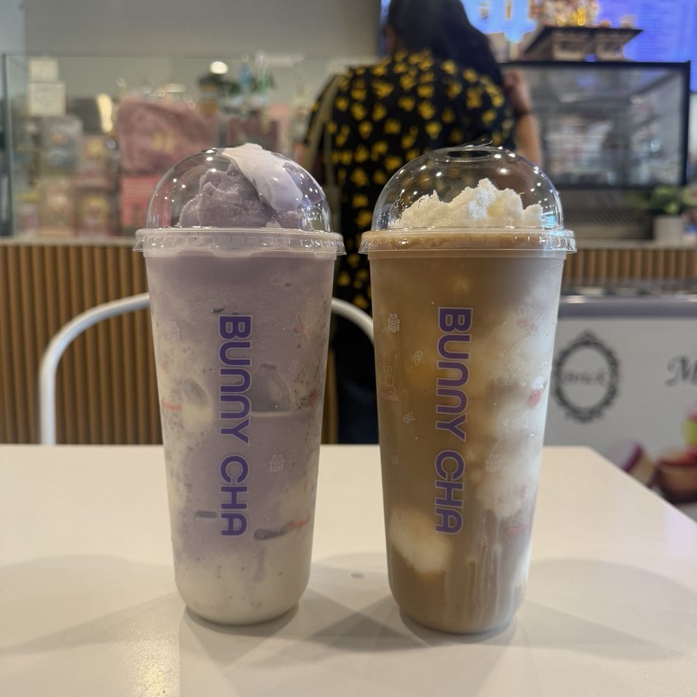 Oreo Taro Blend (left) Coconut Coffee Blend (right)