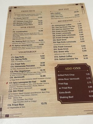 Menu photo 1 Pho Viet Cali Reseda, CA Menu photo 1 Pho Viet Cali Reseda, CA