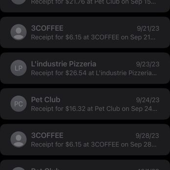 3Coffee - My receipts - Coffee & Tea Near Me - Astoria, New York