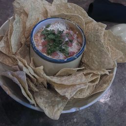 Queso dip n chips Queso dip n chips