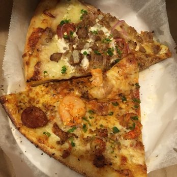 Two Boots - Bayou beast and a no name slice - Pizza Near Me - New York, New York