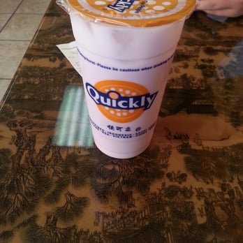 Quickly - Taro milk tea - Bubble Tea Near Me - Stockton, California