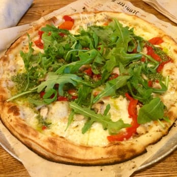 Blaze Pizza - Green stripe pizza! Yum! - Salad Near Me - Davie, Florida Blaze Pizza - Green stripe pizza! Yum! - Salad Near Me - Davie, Florida