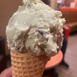Dunkin' - Pistachio cone.