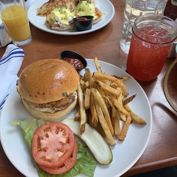 Barking Dog - ATLANTIC SALMON BURGER, SMOKED SALMON EGGS BENEDICT - American Near Me - New York, New York Barking Dog - ATLANTIC SALMON BURGER, SMOKED SALMON EGGS BENEDICT - American Near Me - New York, New York