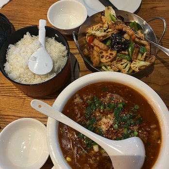 Mala Chili - Chilly beef & Dry Pot Cauliflower - Szechuan Near Me - Austin, Texas