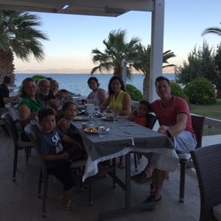 Çeşme Ladin Otel - Dinner with the family at the hotel.