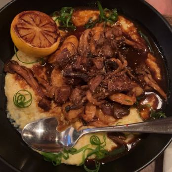MOFU Shoppe - BBQ SHRIMP & GRITS - Asian Fusion Near Me - Raleigh, North Carolina
