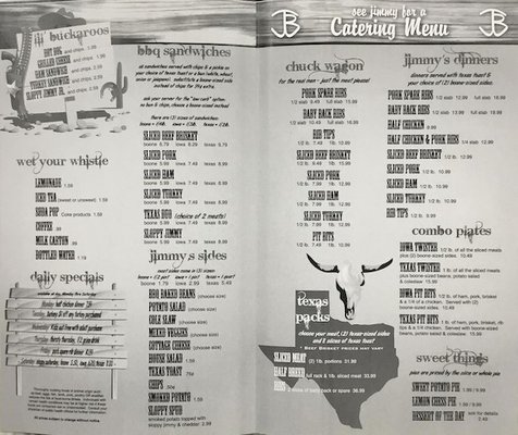 Menu photo 3 Jimmy's Barbeque Pit Boone, IA