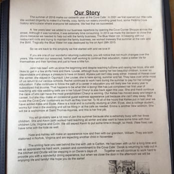 Cove Cafe - This is the story of the restaurant and the staff - American Near Me - Ogunquit, Maine