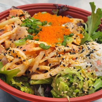 Wow Poki - Large Bowl. Fish are covered here - Japanese Near Me - San Juan Capistrano, California Wow Poki - Large Bowl. Fish are covered here - Japanese Near Me - San Juan Capistrano, California