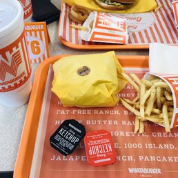 a tray of fast food a tray of fast food
