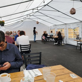 Honeybear Cafe - Inside tent area - Breakfast & Brunch Near Me - Chicago, Illinois