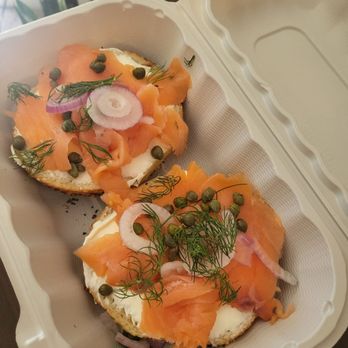 Sixth Borough Bagels - Lox on everything bagel - Bagels Near Me - Olympia, Washington