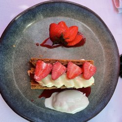 Le Moulin des Ecrevisses - Mille feuille fraises