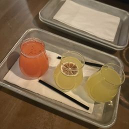Flight of margaritas (strawberry, pineapple, mango) Flight of margaritas (strawberry, pineapple, mango)