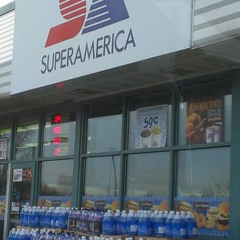 Super America - a storefront with boxes of bottled water - Convenience Stores Near Me - Saint Paul, Minnesota Super America - a storefront with boxes of bottled water - Convenience Stores Near Me - Saint Paul, Minnesota