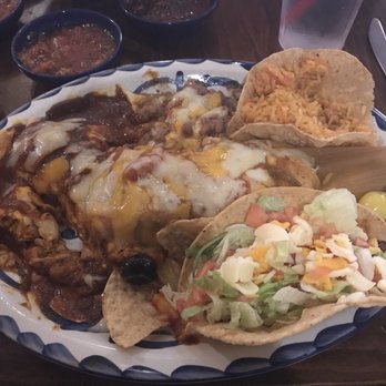 Casa De Pico - The #2, Taco, Tamal and Cheese Enchilada. I'd already started to split it when I remembered to take this pic. - Mexican Near Me - La Mesa, California Casa De Pico - The #2, Taco, Tamal and Cheese Enchilada. I'd already started to split it when I remembered to take this pic. - Mexican Near Me - La Mesa, California