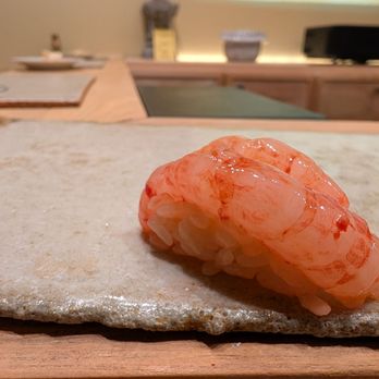 Tsuke Edomae - Amaebi Striped sweet shrimp - Sushi Bars Near Me - Austin, Texas Tsuke Edomae - Amaebi Striped sweet shrimp - Sushi Bars Near Me - Austin, Texas