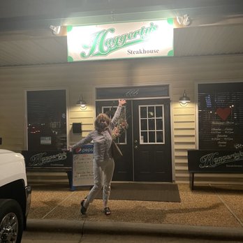 Haggerty's Steakhouse - This is me before we went into Haggerty's! - New American Near Me - Roanoke Rapids, North Carolina