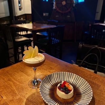 The Mariner - two desserts on a wooden table - Tapas/Small Plates Near Me - Corpus Christi, Texas The Mariner - two desserts on a wooden table - Tapas/Small Plates Near Me - Corpus Christi, Texas